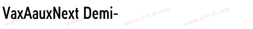 VaxAauxNext Demi字体转换